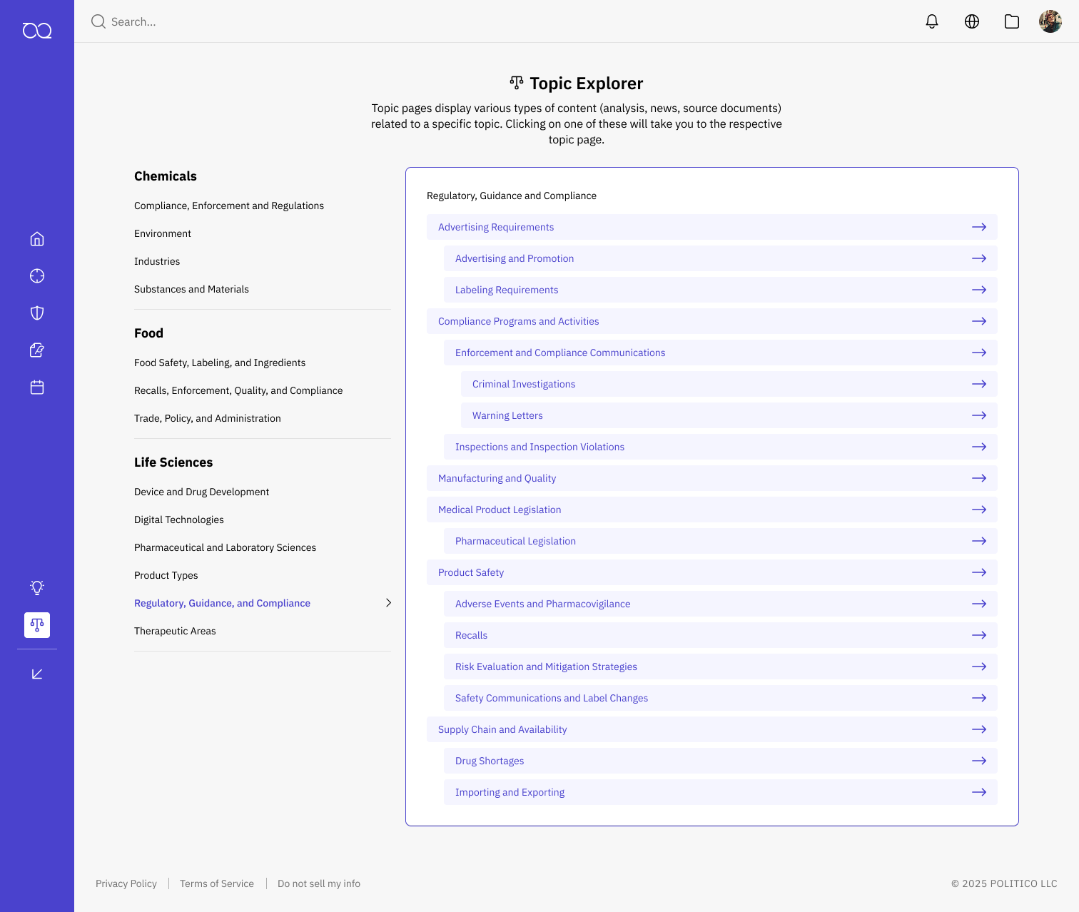 Topic Explorer Main Page